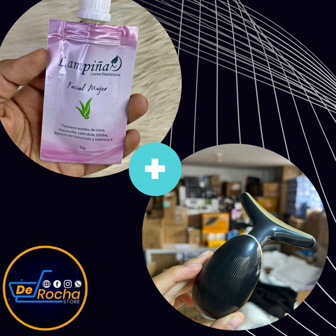 Combo Crema depilar+masajeador eléctrico